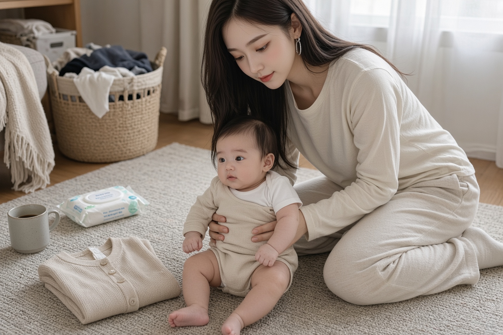 0歳の秋、服装をいつ変えるか