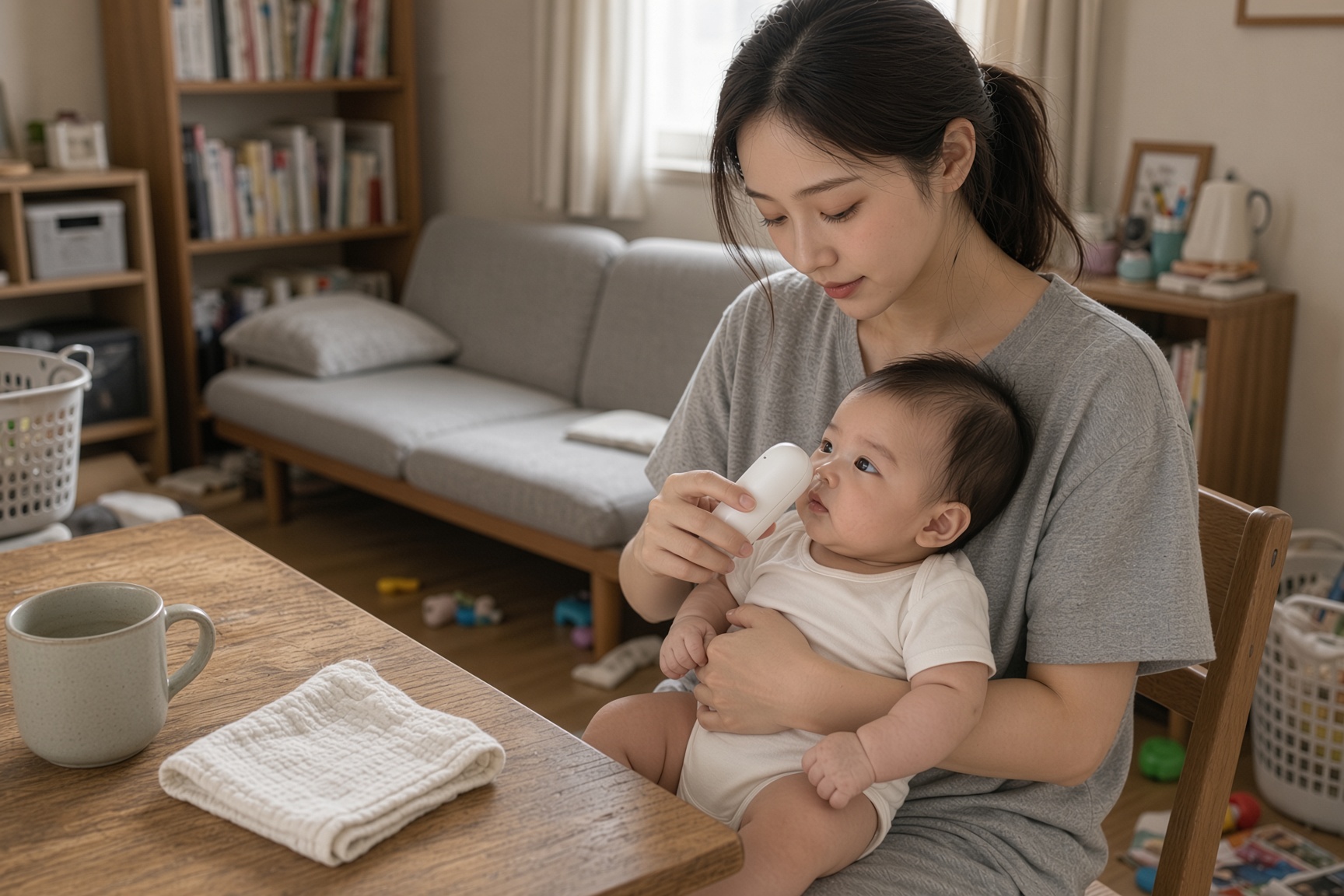 鼻吸い器はいつから|口で吸うのをやめて電動にした話