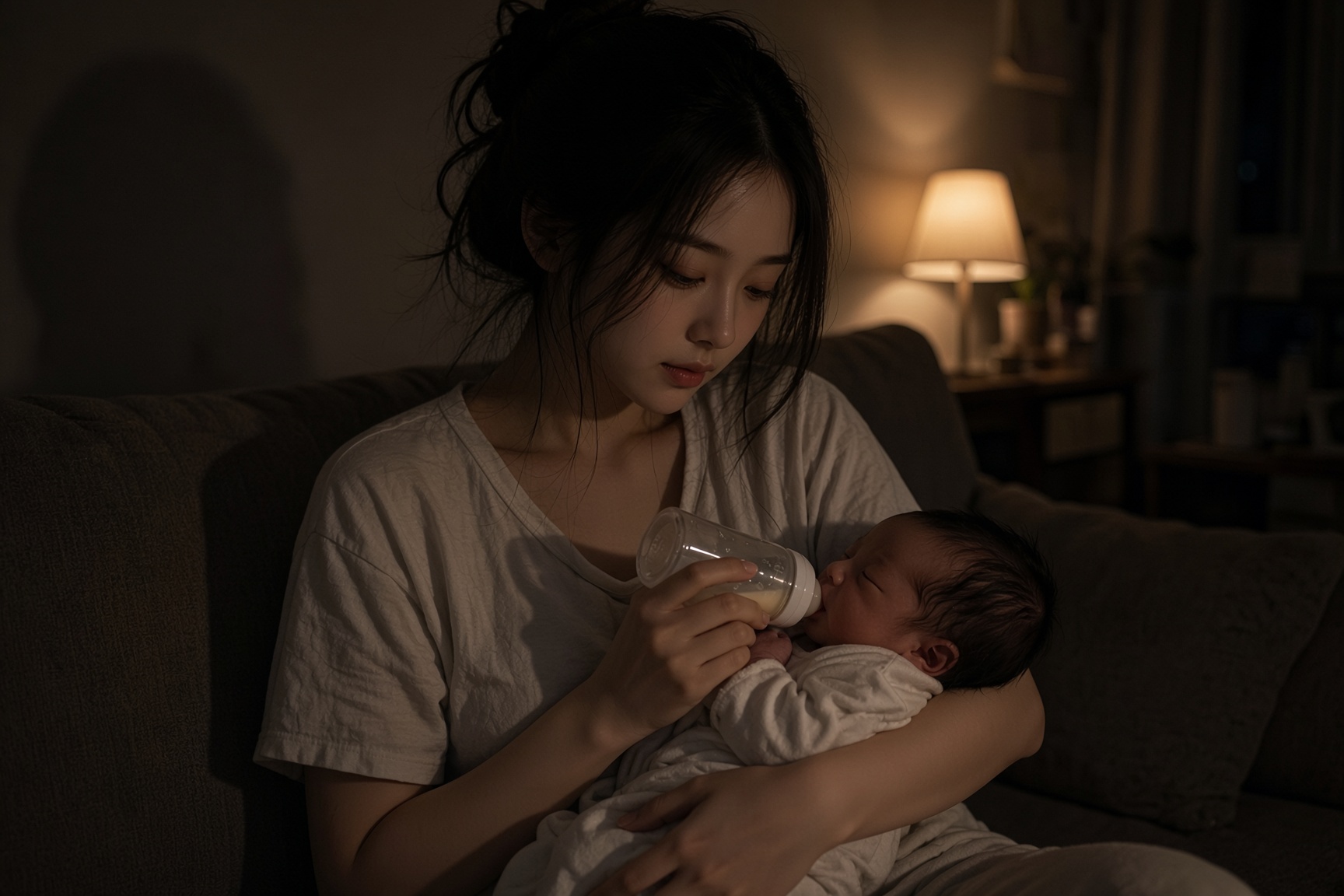 新生児の夜が長いとき、親が倒れない工夫